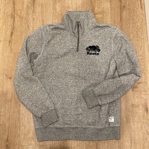 Women’s medium Roots CANADA quarter zip jacket